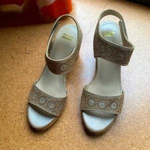 Johnston & Murphy Wedge Sandals Size 6